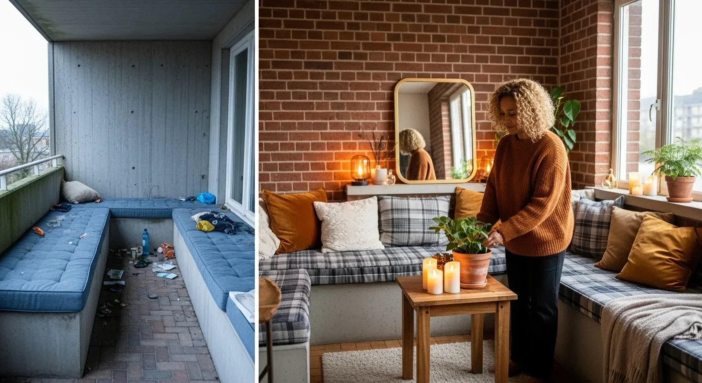 Transformation d'une terrasse hivernale en espace chaleureux