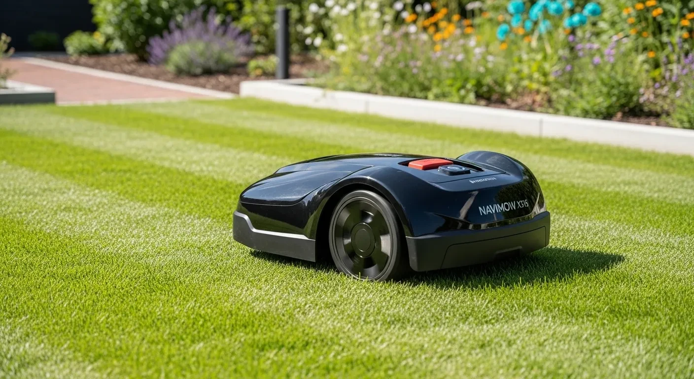 Tondeuse robot Segway Navimow X315 en action